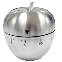 Mecánica Nueva Cocina Alarma del Temporizador de cocina Cuenta Atrás 60 Minutos Acero Inoxidable 2017 mejor precio F20