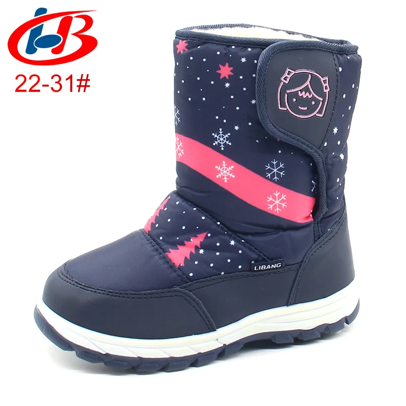 

Libang Warm Winter Boots for Girls Ankle Boots For Girls Flat With Snow Boots Girls Waterproof Non-slip Winter Shoes for Girls
