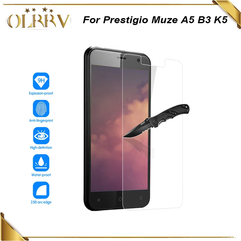 Закаленное стекло для Prestigio Muze A5 B3 K5 xx дюймов переднее Защитная пленка экрана PSP5502