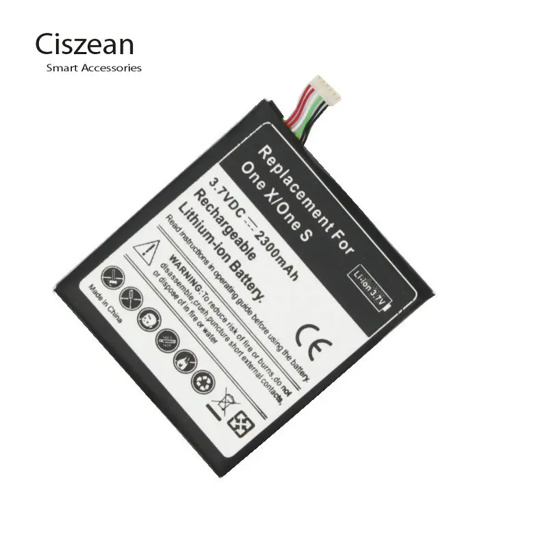 Сменный литий-полимерный аккумулятор Ciszean 2300 мАч BJ83100 для HTC One X G23 S S720e Z520e Z520d Z560e