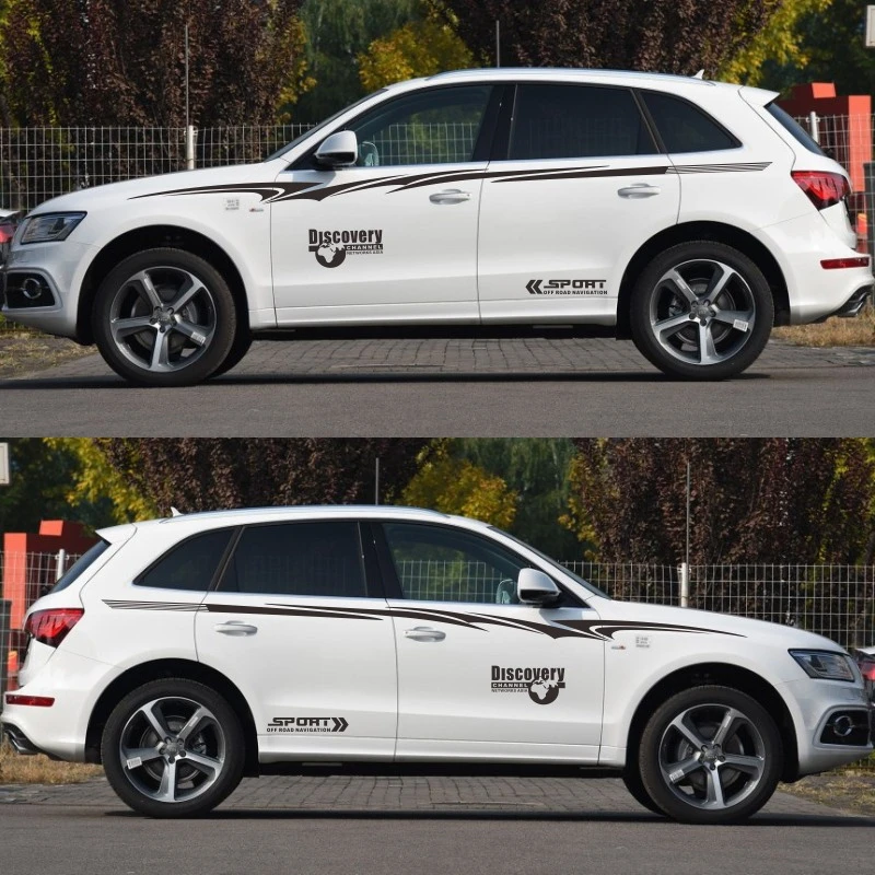 World Datong Sport Car Sticker For Audi Q3 Q5 Q7 Discovery Sport Sticker Car Styling Body Side Door Tail Decorative Vinyl Decal Car Stickers Aliexpress