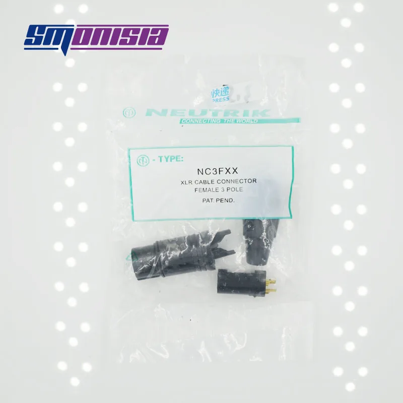 5pcs NC3MXX 3P XLR Male Plug for Neutrik XLR Connector Audio Socket Black