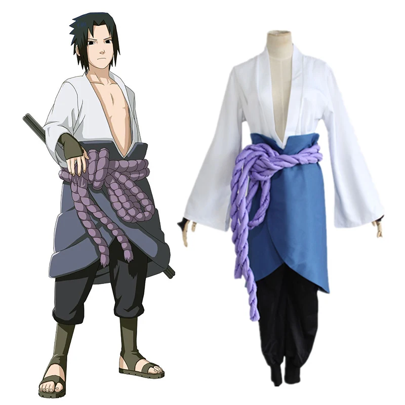 Кимоно Наруто Uchiha костюм сасуке Play аниме комикс одежда на Хэллоуин Рождество (топ
