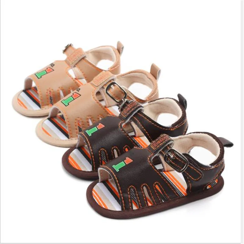 

Lovely PU Baby Summer Shoes Infants Soft Sole First Walkers Baby Boy Shoes