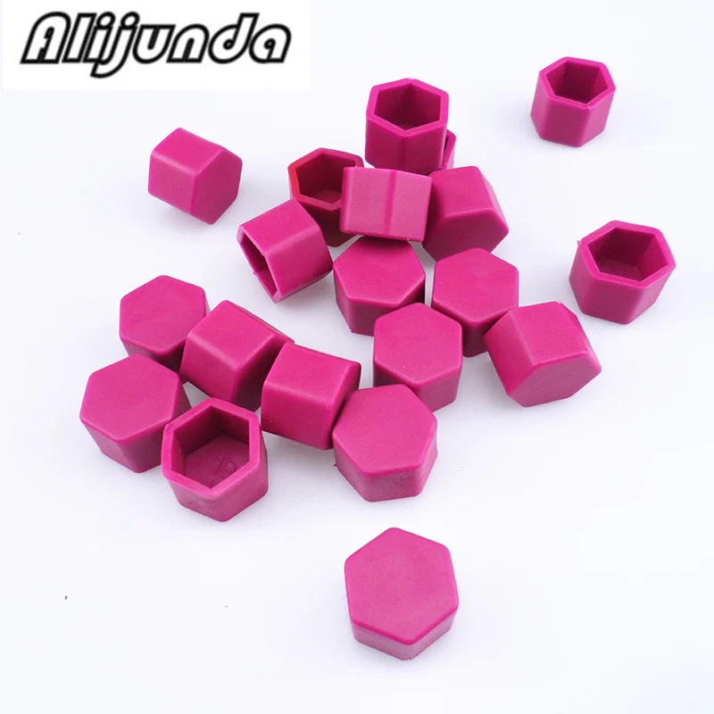 Car Styling,20pcs Silica Gel Wheel Nuts Covers Protective For Nissan
