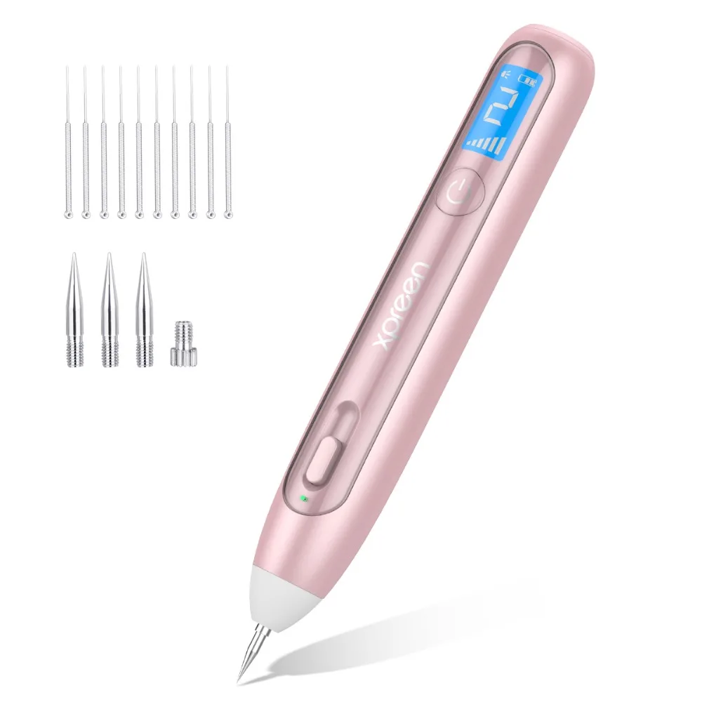 

LCD Laser Plasma Pen Mole Tattoo Remover Machine Dark Spot Pen Facial Freckle Tag Wart Removal Skin Care Machine