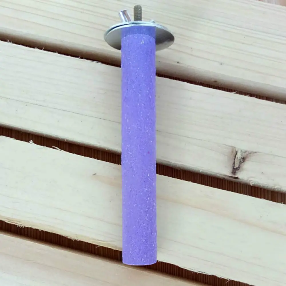 Parrot Stand Pumice Stone Perch Nail trimmer Budgie Canary Finch Cockatiel Parakeet 2 x 14cm Birds Supplies Accessories