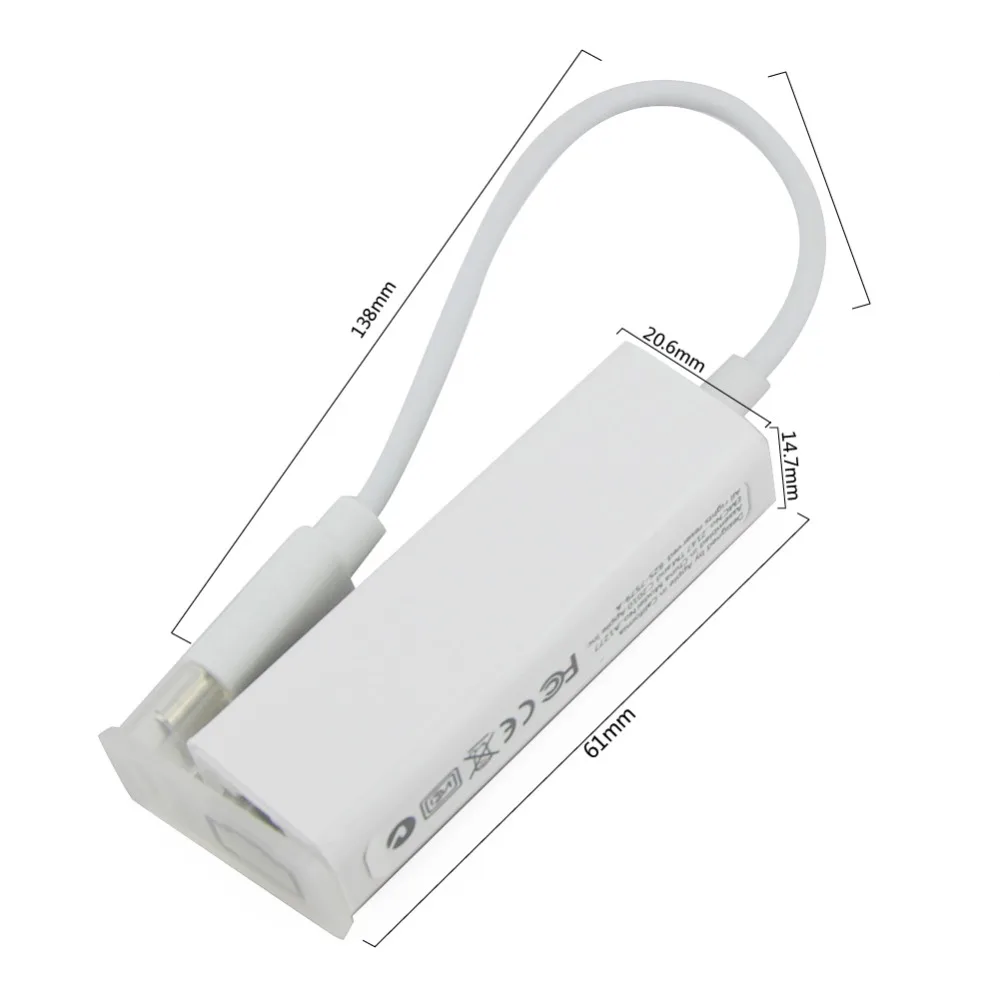 USB C Ethernet USB-C к RJ45 сетевой адаптер Тип C USB 3,1 сетевая карта Ethernet для MacBook Pro samsung Galaxy S9/S8/примечание 9