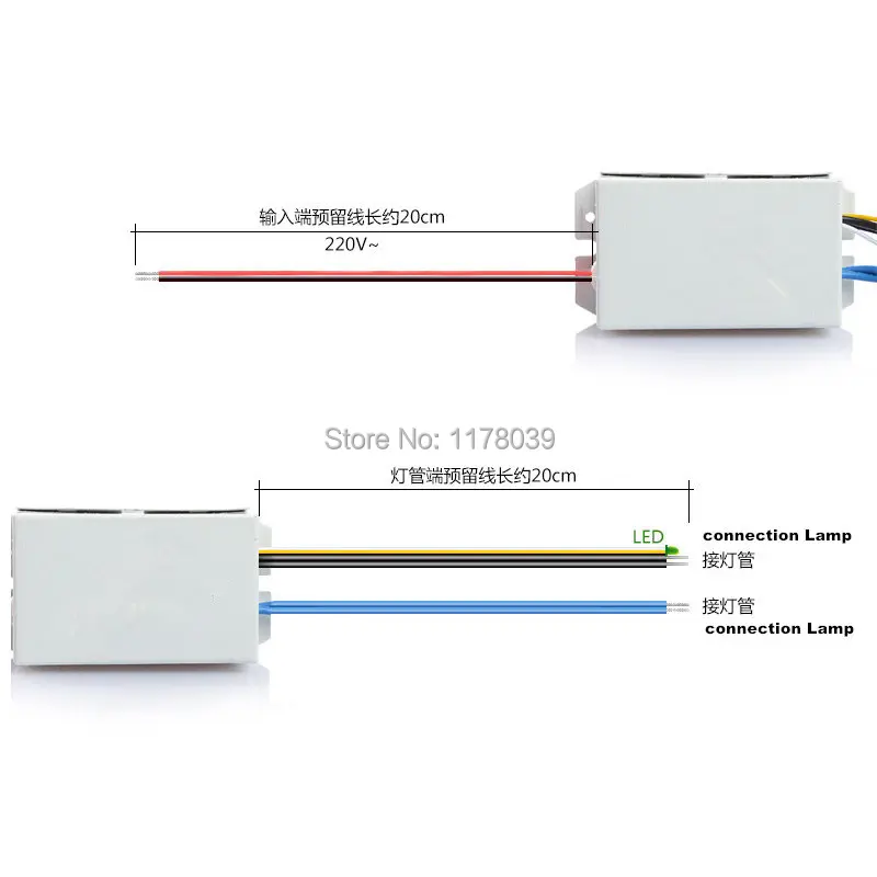 Шкаф для дезинфекции электронный балласт, 220V 50Hz 30W 140mA прямая трубка УФ лампа балласт, J16758