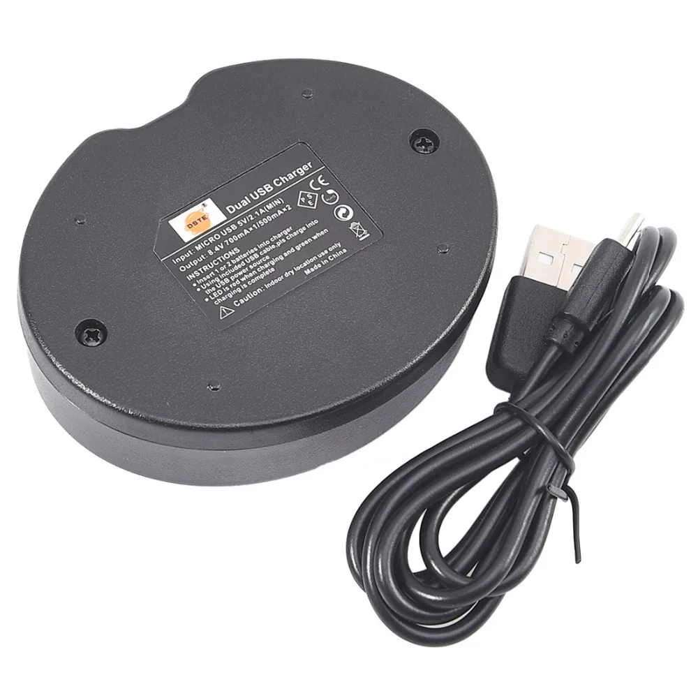 DSTE двойной USB порт зарядное устройство для Canon LP-E10 LP-E10 батареи
