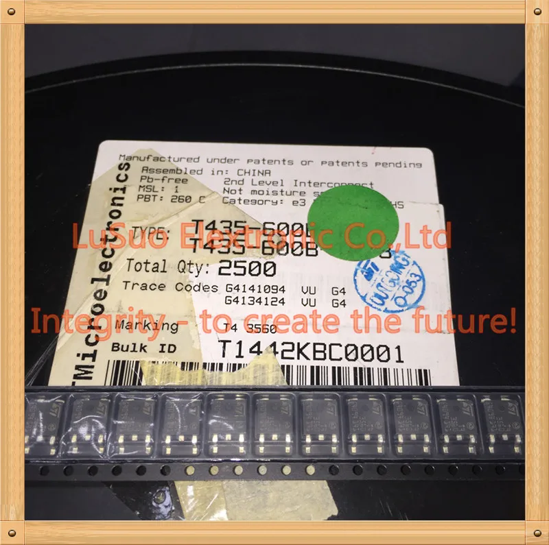 20 шт T435 600B TR 600 T43560 TO252 4A симисторов|triac| |