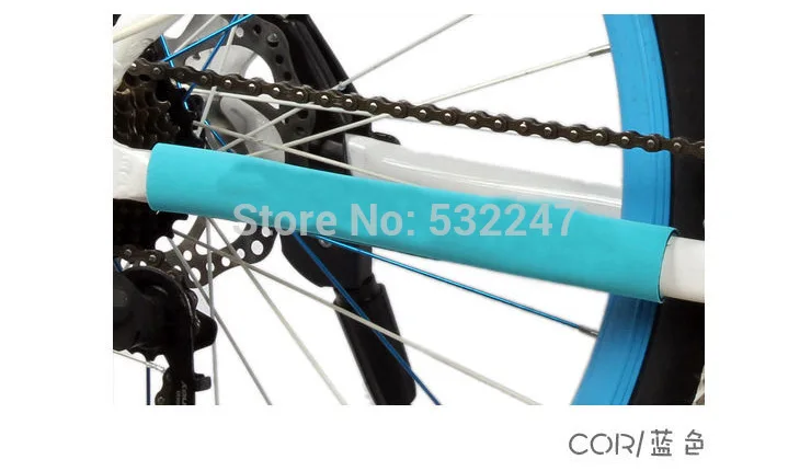 Best 1000pcs Bicycle Chain Protector Cycling Mountain Bike Frame Color Protector  Pad Paste Rear Fork Care Posted Guard Cover 0