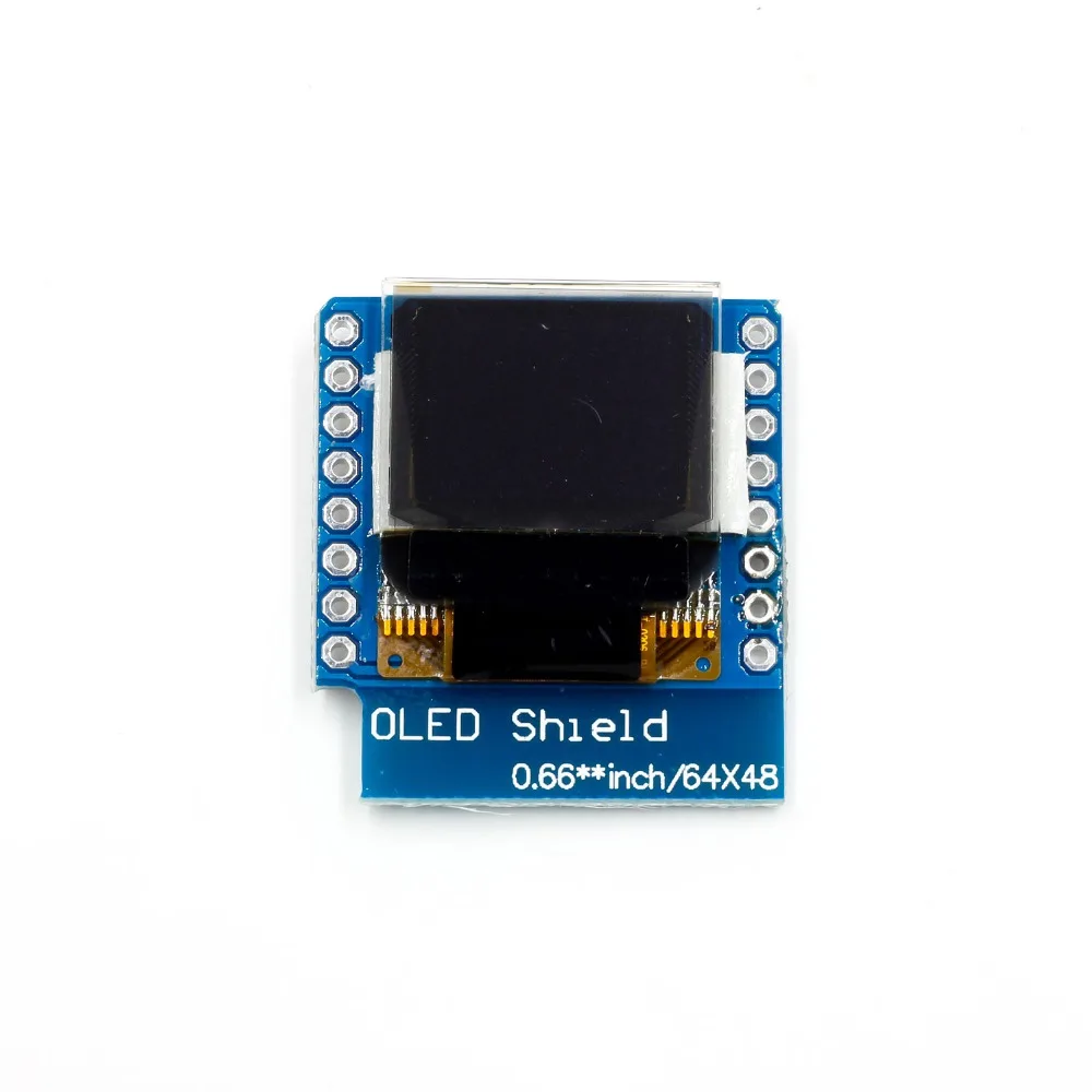 OLED щит V2.0.0 для WeMos D1 mini 0,6" дюймов 64X48 IIC igc две кнопки