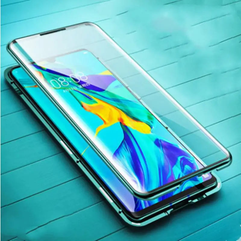 Роскошный защитный Магнитный чехол для всего тела для huawei P30 Pro P20 mate 20 Pro 360 закаленное стекло задняя крышка huawei P30Pro чехол на