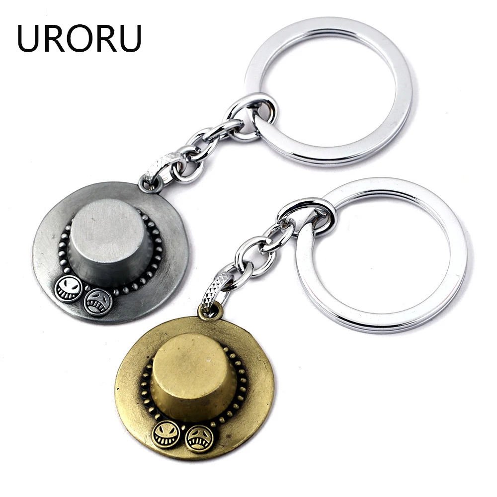 Buy URORU 5PCS Keychain ACE Hat Keychain 3D Vintage