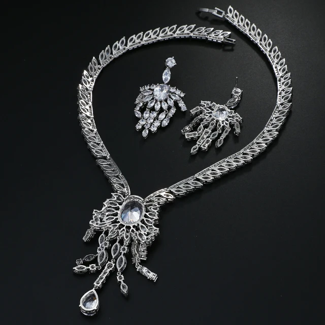 emmaya рождественский подарок роскошное серебряное ожерелье фотография