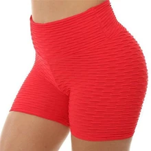 Женские Дышащие Спортивные Фитнес Короткие Леггинсы для йоги шорты с высокой талией повседневные сексуальные эластичные леггинсы для тренировок шорты для бега