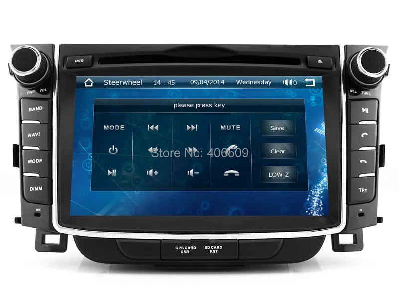 Best In Dash Car DVD Player GPS Navigation for Hyundai i30 / Elantra GT with Navigator Bluetooth Radio Stereo USB SD AUX Audio 5