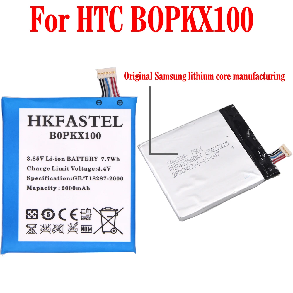 

HKFASTEL Original B0PKX100 BOPKX100 Mobile phone Battery For HTC Desire 626 D626W D626T 626G 626S D262W D262D A32 batteries