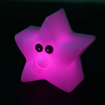 

Night light LED lamp shape cute Star colors changing kawaii for child