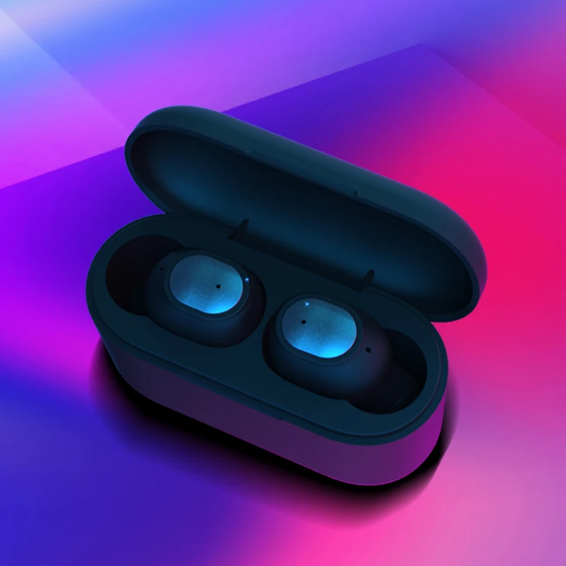 

Mini Wireless Earbuds Earphones Bluetooth 5.0 TWS Sport Headphones IPX5 Waterproof HIFI Stereo With Mic Charging Box for iphone