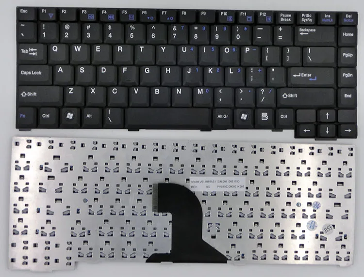 Laptop Keyboard for NEC VersaPro VA86//HD VA86//J VA80//H VA86//H K992205G2 JA 71-31657-02 Gray New and Original