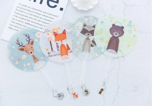 mini cartoon hand fan