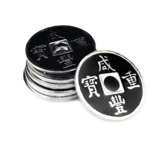 Бесплатная доставка 5 шт./лот китайские монеты фокусы США полдоллара Размеры, магические аксессуары трюк маг игрушки закрыть иллюзии