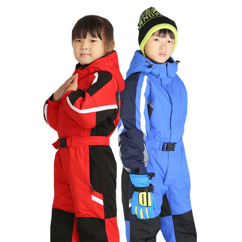 Детский комбинезон; Комплект для всей семьи; лыжная куртка для сноуборда для мальчиков и девочек; Водонепроницаемая зимняя верхняя одежда; зимний комбинезон для мальчиков