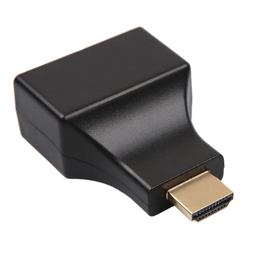 Kebidu HDMI двойной RJ45 CAT5E CAT6 UTP LAN Ethernet удлинитель Ретранслятор адаптер до 30 метров Full HD