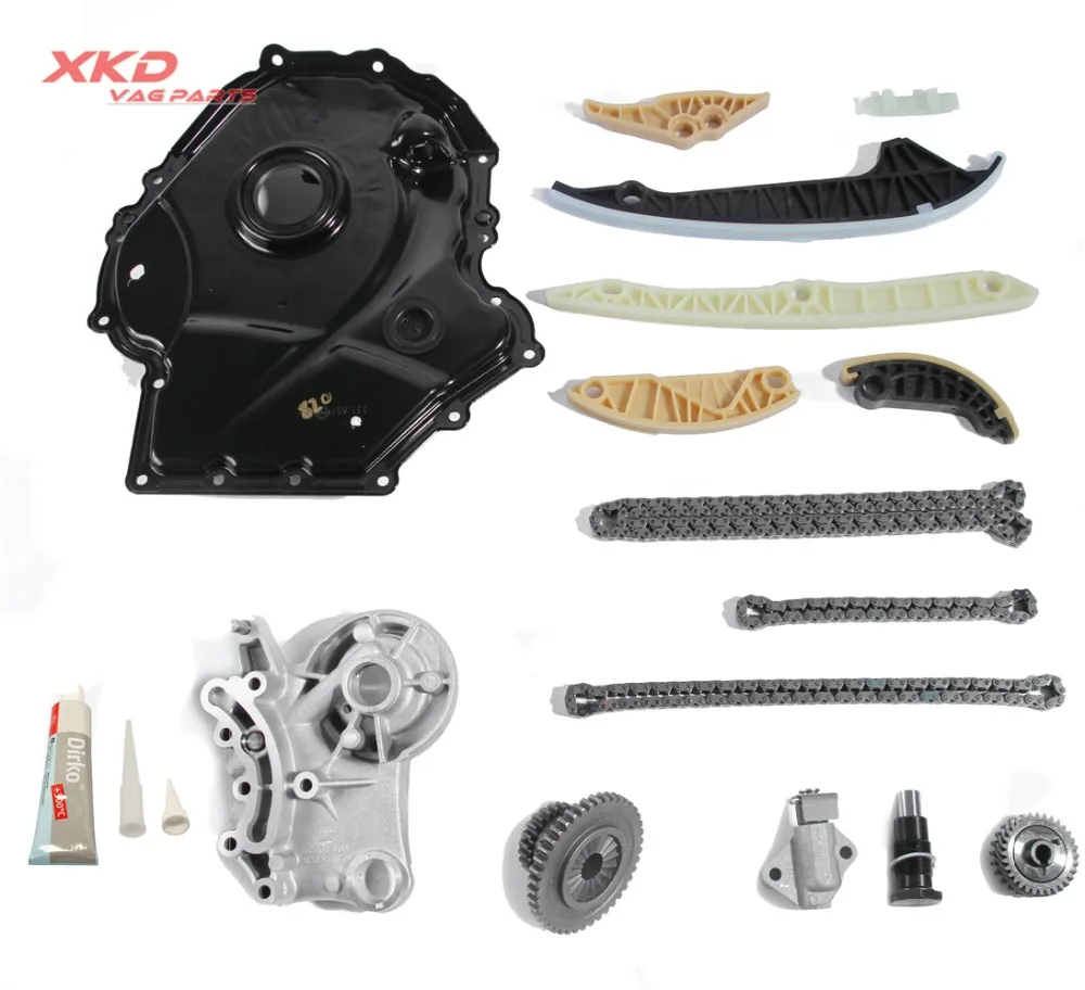 

EA888 Engine Timing Chain Kit For V-W J-etta Golf Passat Au-di A3 A4 S4 Q3 TT 1.8T 2.0T