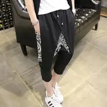 M-XXL Горячая Весна Мужская Новая мода Печатный персонаж 7 минут Гарун брюки