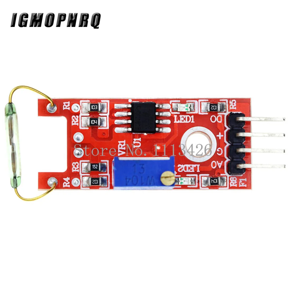 Ky-025 4Pin Betr Magnetica Tubo Di Canna Secca Interruttore Magnetron Modulo Sensore Fai Da Te Ky-25
