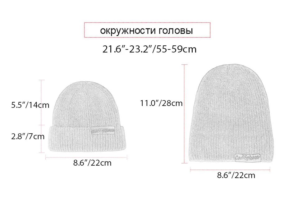 FURTALK Beanie Winter Hat for Women Knitted Slouchy Beanie Men Skullies Ladies Warm Hats Soft Female Korean Winter Cap