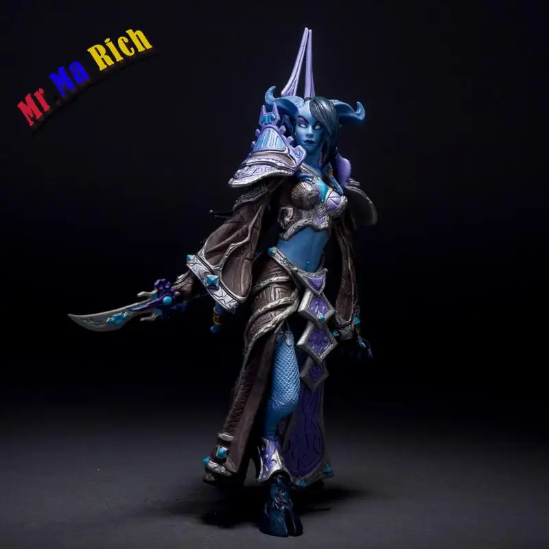 

Hit Wow Online Game Series 3 Draenei Mage Figure Figurine Doll New Pvc Toy Magic Collection 22cm
