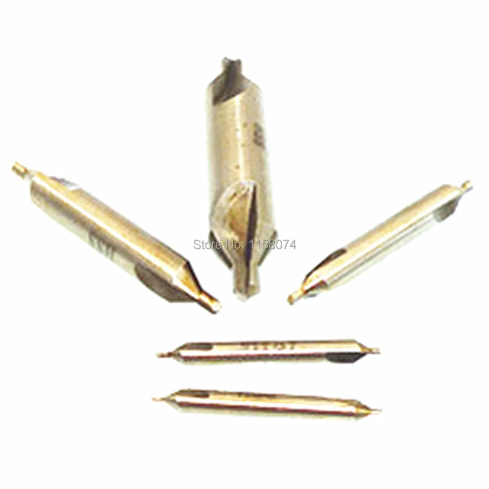 

5pcs Premium Hss Center Drill Bit 60 Degree Combined Countersink Bits Metric 1mm 1.5mm 2.5mm 3.15mm 5mm Combination Center Drill