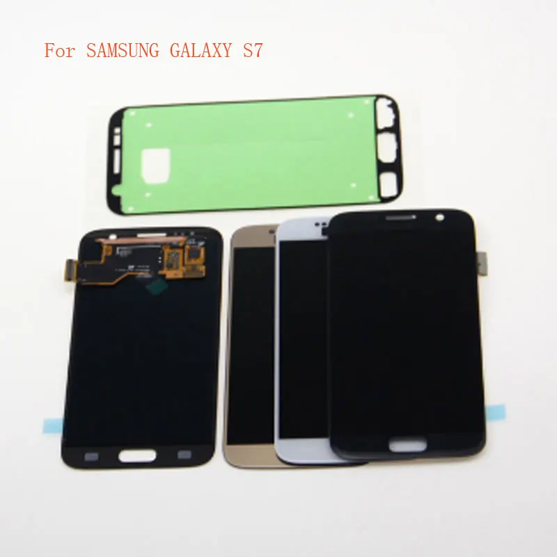 AMOLED дисплей для SAMSUNG S7 LCD + сенсорный экран дигитайзер Заменяет GALAXY edge 5 дюймов