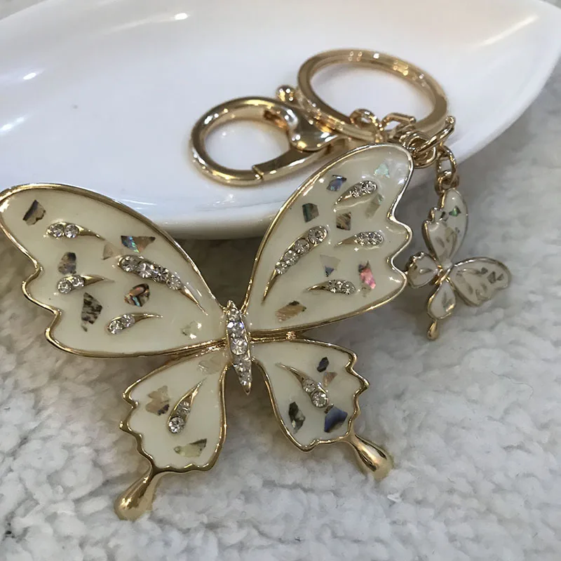 

Kpop cute animal butterfly keychain bag charm/gifts for women sleutelhanger/llaveros/chaveiro/portachiav/wholesale/