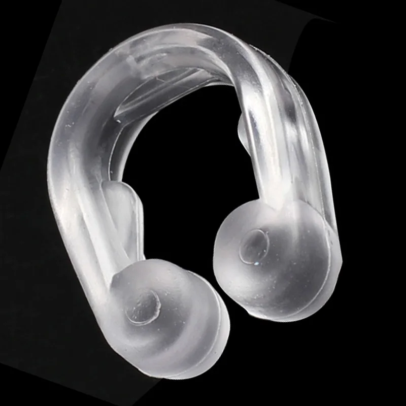 Silicone Anti Snoring Sleep Aids Stop Snore Nose Vents Snore Reducing Relief Device Snoring Nose Clip with Case SDFA88