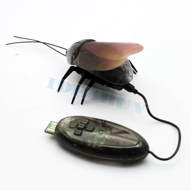 RC Mini Remote Control Fun Beetle Cockroach Insect Toy Robot Infrared