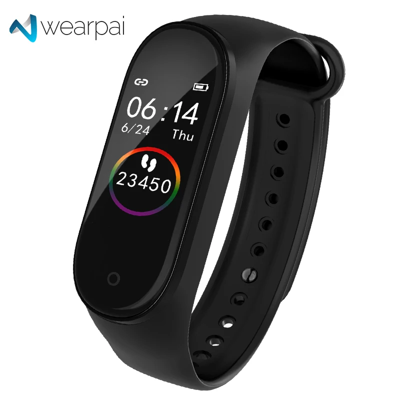 

Wearpai MI4 Fitness Tracker Waterproof IP67 Blood Pressure Smart Bracelet Bluetooth Call Reminder Sport Wristband