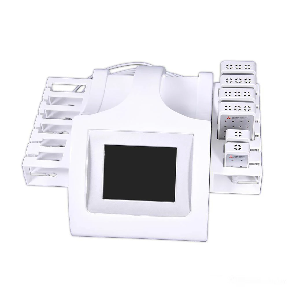 2019 Dual Wave length 650nm & 980nm lipo laser machine diode Machine 12 Pads Fat Reduction For salon use