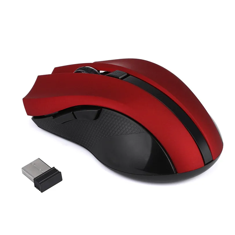 

Cordless Wireless Mouse 2.4GHz USB Receiver 6 Buttons 2400 DPI Optical Mouse Mice For Laptop PC Computer Gaming Mouse