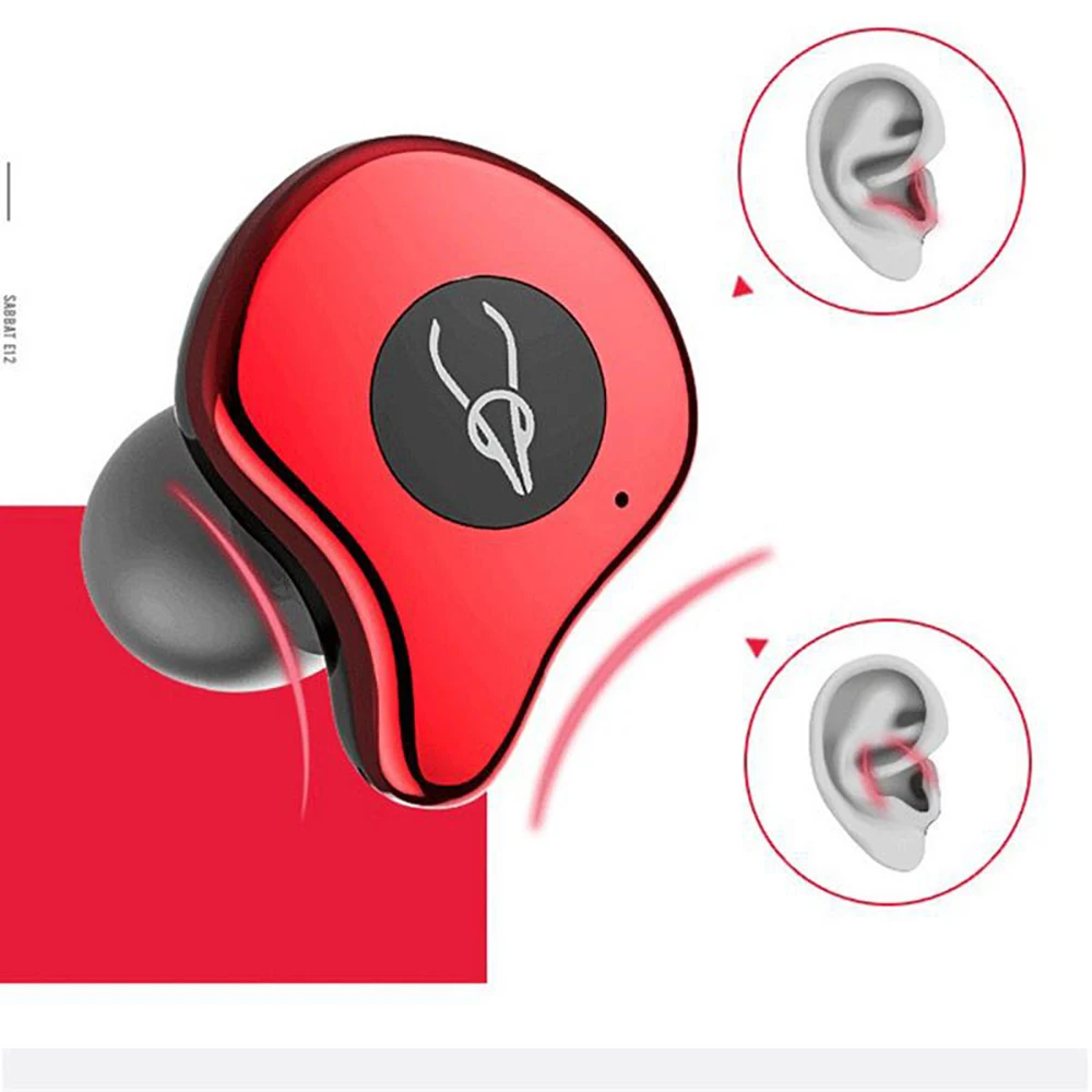 9 SABBAT E12 Professional Bluetooth 5.0 Earphone Wireless Headset HiFi Sports Earbuds Headphone Noise Isolation in ear headphones  (13)