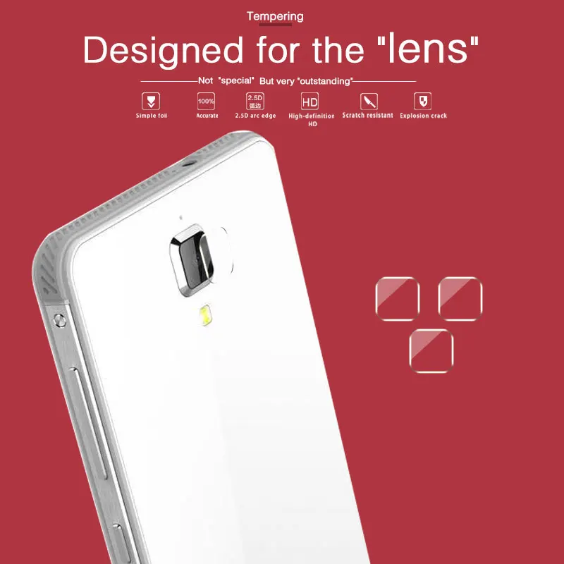 

Ultra-thin Back Camera Lens Tempered Glass Film For Hisense C20S LA8624 5 In Rear Lens Protective Film Glass + Cloth Tools