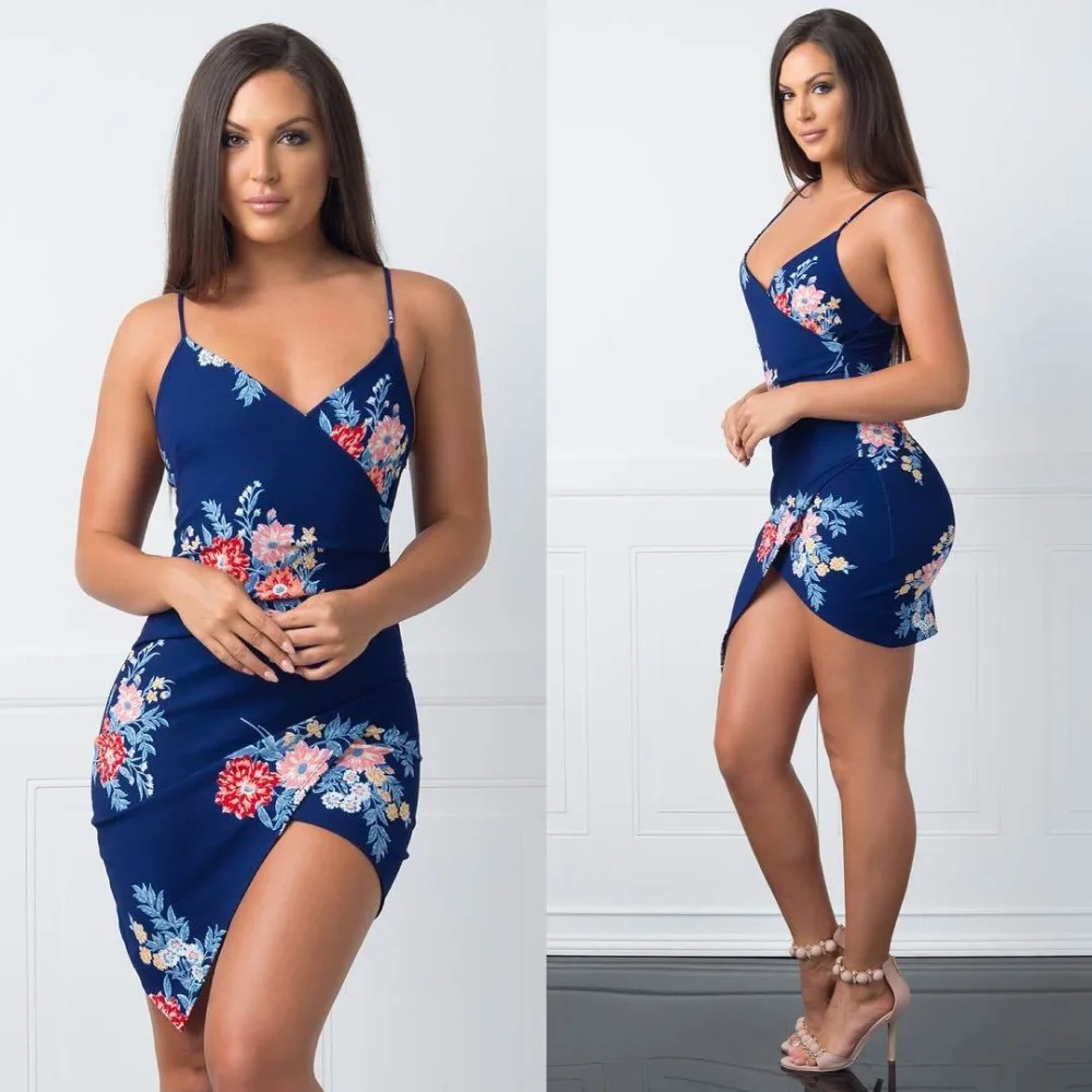 Buy Summer Women Sexy Low Cut Backless Irregular