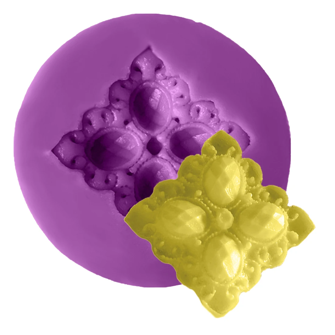 

Crystal Jewel Shape Silicone Mold Fondant Mold Cake Decorating Tools Chocolate Baking Cooking Cake Decorating Tools