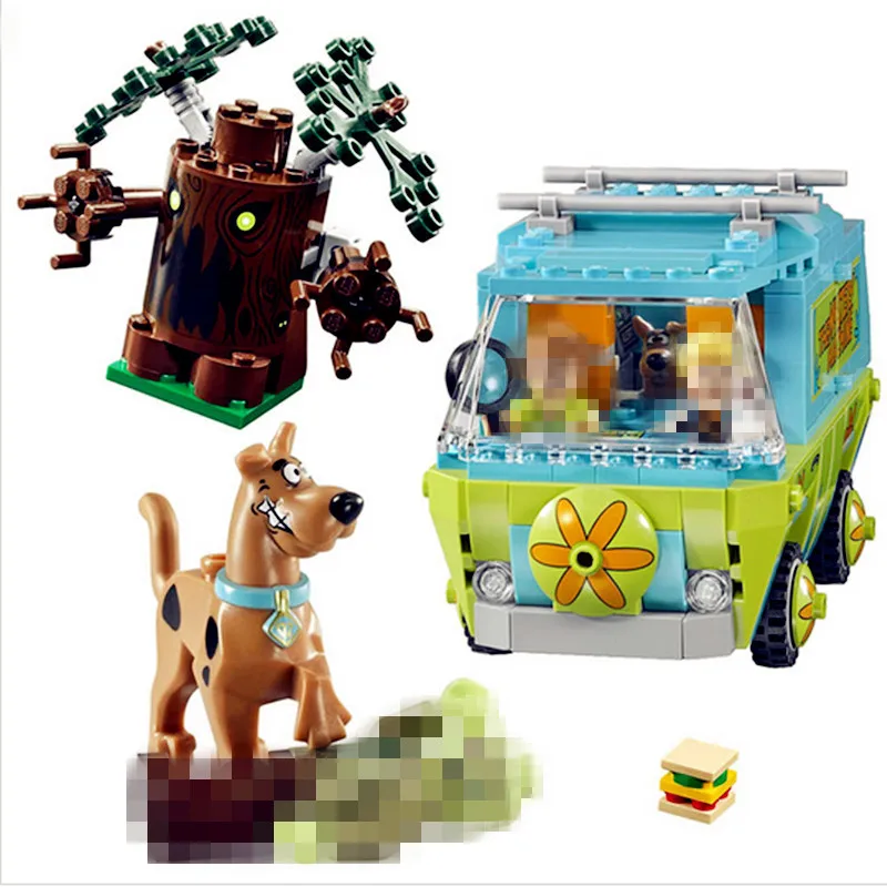 IN STOCK H HXY 10430 305Pcs Compatible Scooby Doo The Mystery Machine 75902 Building font b