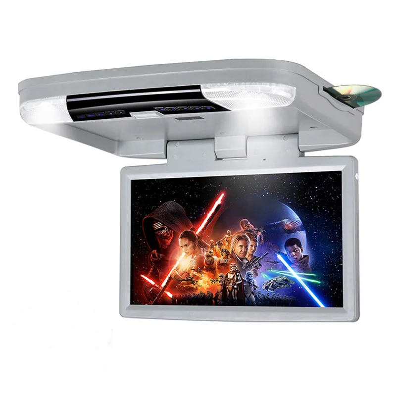 DVD Player 15,6 Zoll FHD 1080P Auto Monitor Dach Mit HDMI Port/USB/SD Eingebaute IR/ FM Transmitter Flip Unten Decke TV Für Auto DVD Player 15,6 Zoll FHD 1080P Auto Monitor Dach Mit HDMI Port/USB/SD Eingebaute IR/ FM Transmitter Flip Unten Decke TV Für Auto