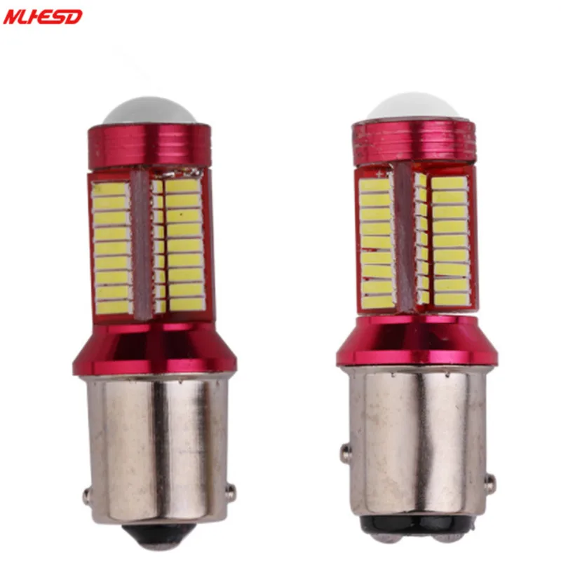 

10x 1156 1157 BA15S 78SMD Chips LED 4014 Car Turn Signal Rear Reversing Tail Clearance Light Bulb Red White Amber Universal Fit